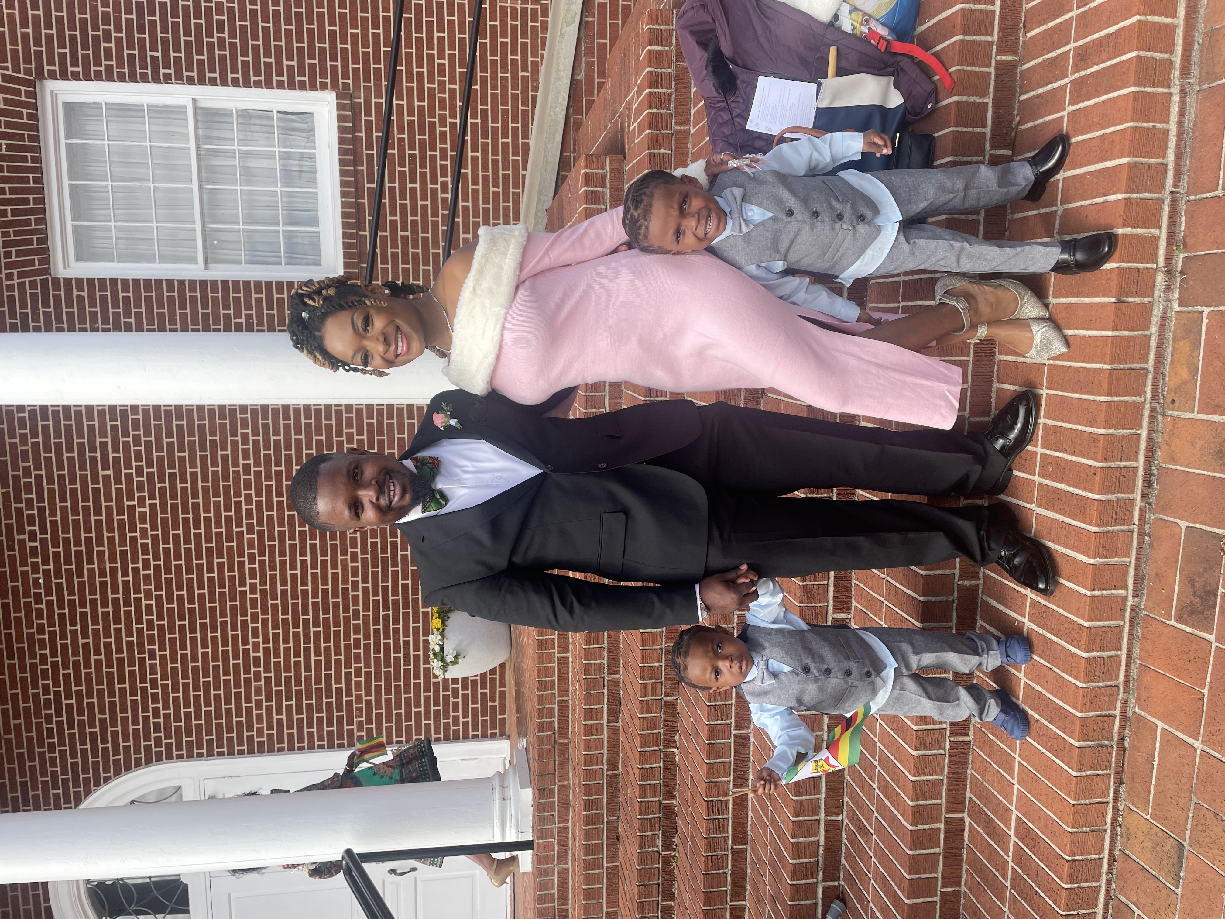Darin with his family